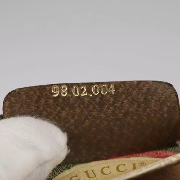 GUCCI Web Sherry Line GG Supreme Shoulder Bag - Picture 8 of 16